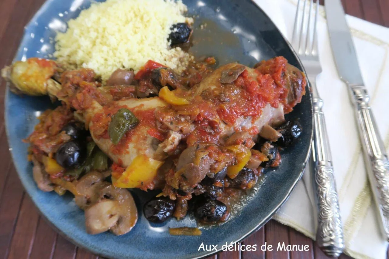 Cuisses de poulet à la cacciatore