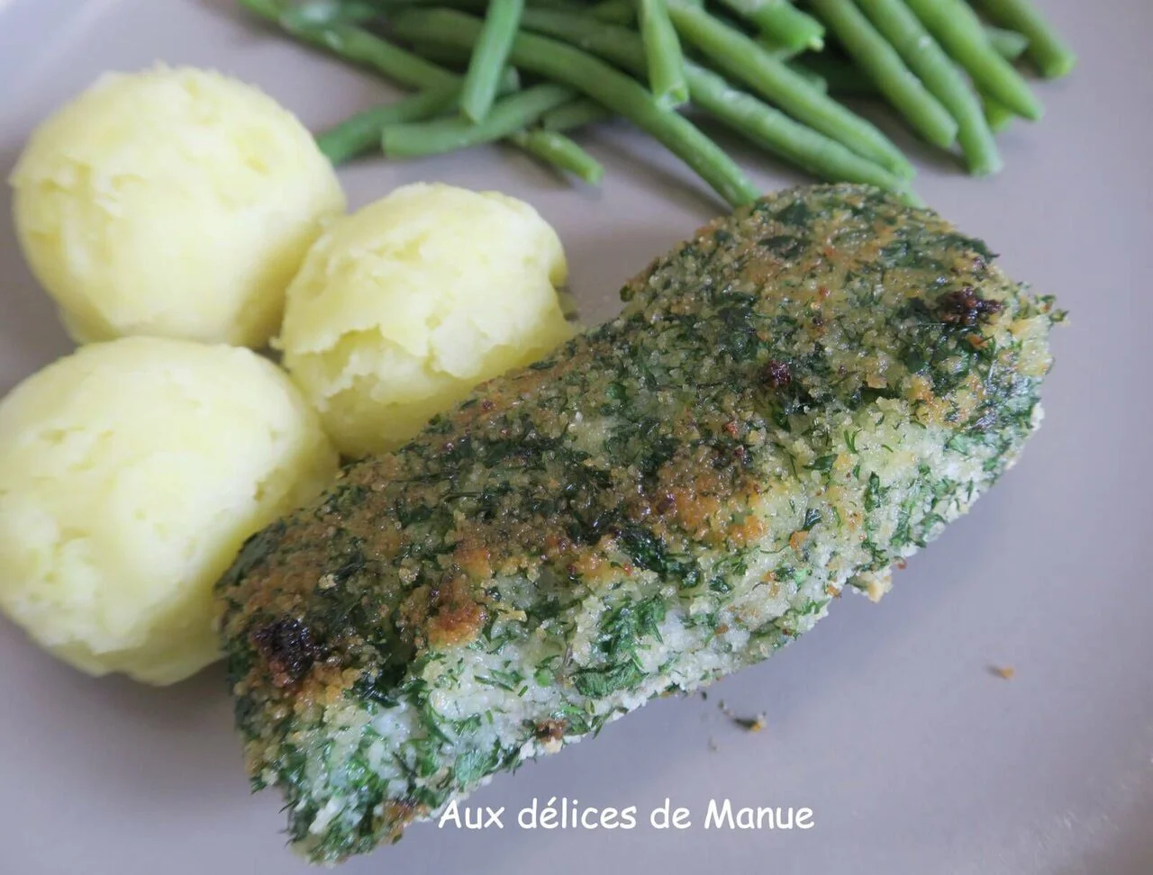 Poisson pané aux herbes de Cyril Lignac