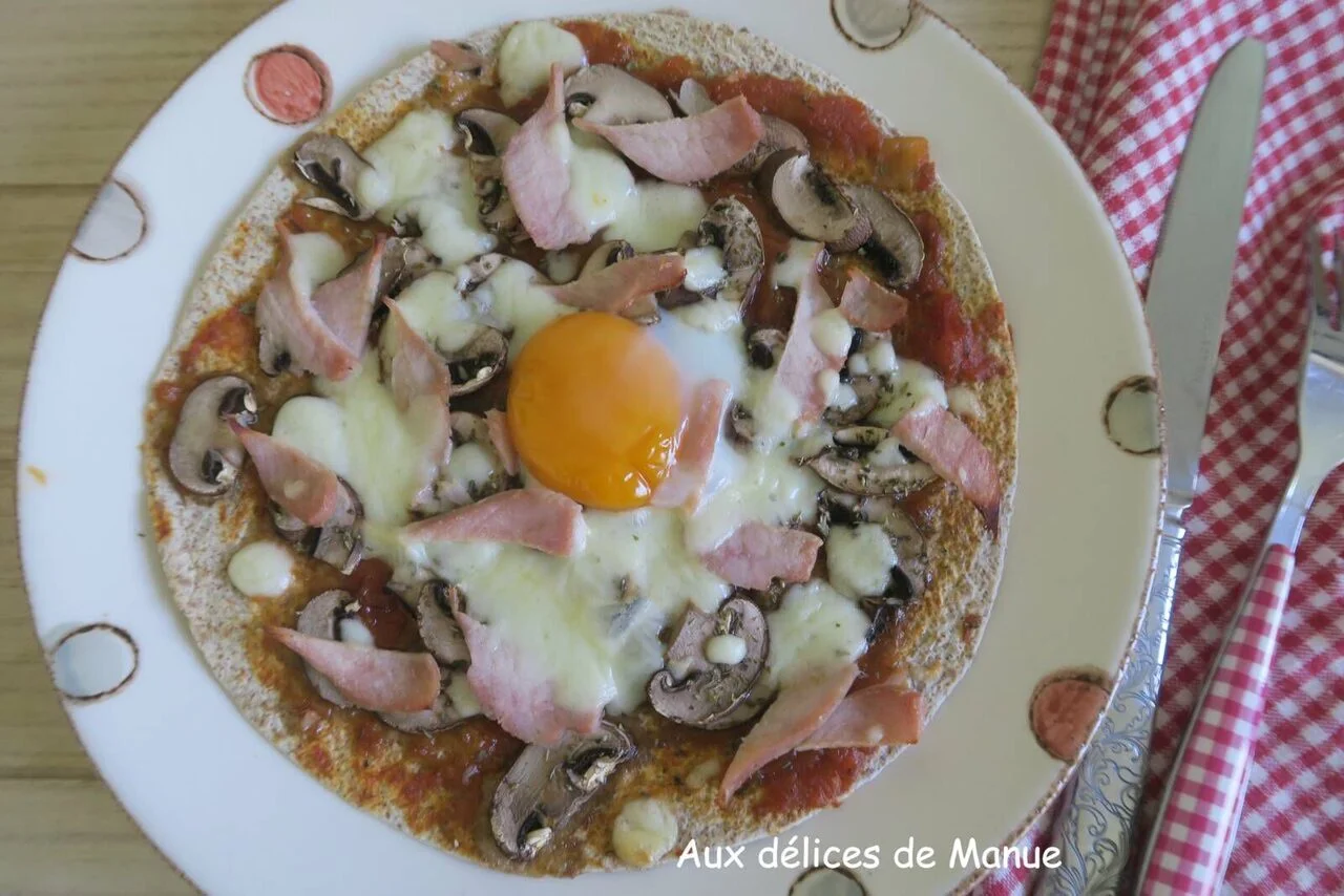 Wrap pizza hyper gourmand