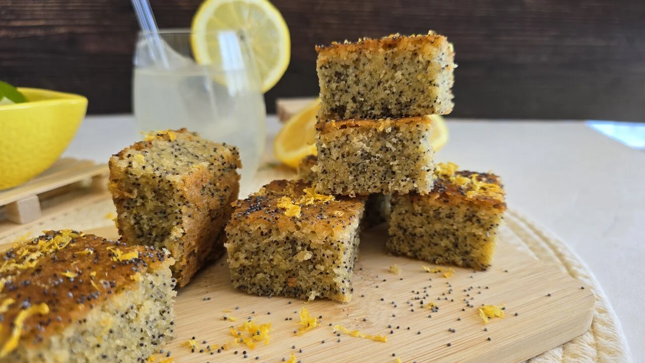 Cake au citron pavot