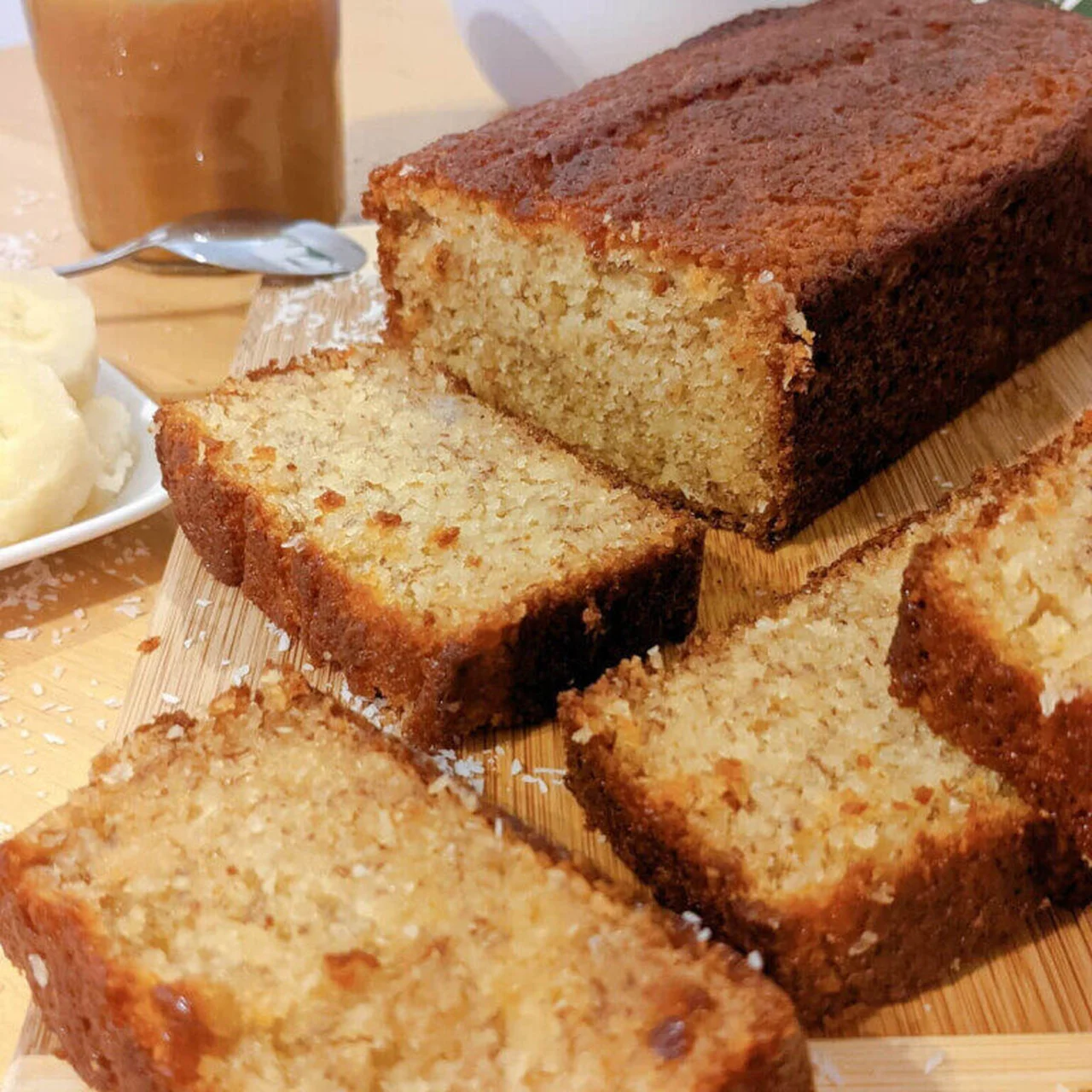 Cake hyper moelleux banane-coco