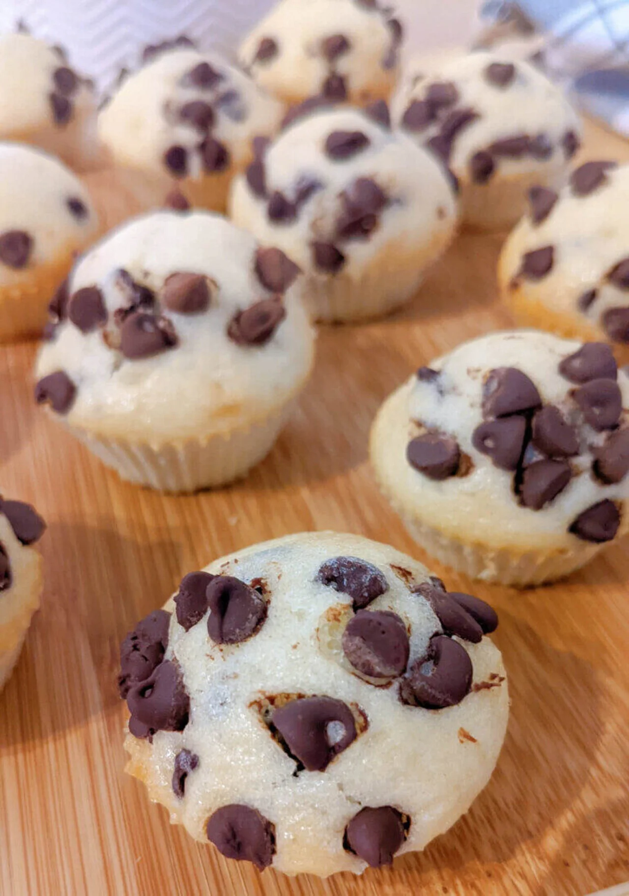 Mini muffins aux pépites de chocolat