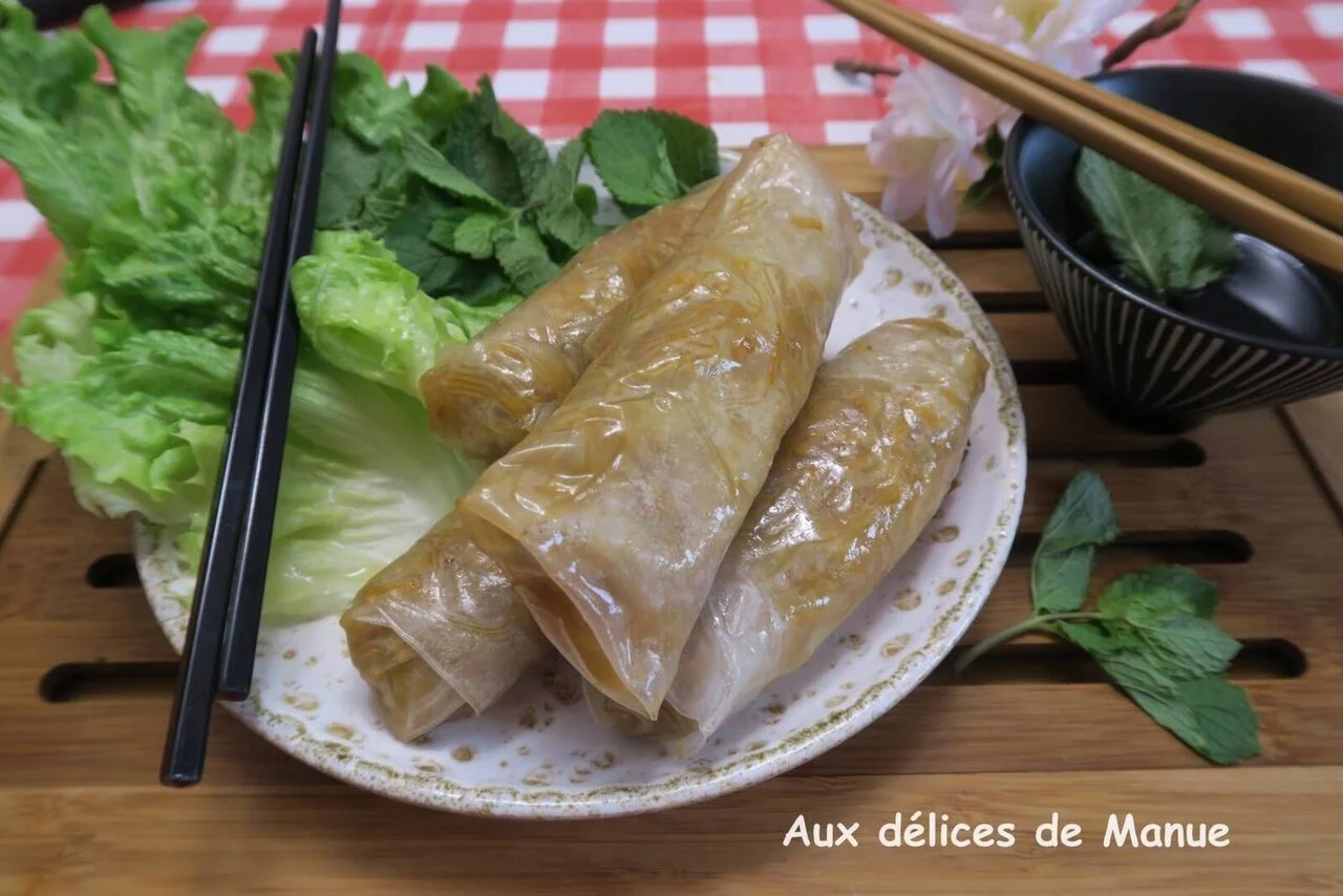 Nems au porc au Air Fryer ou au four
