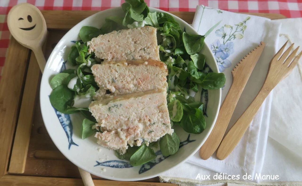 Pain de saumon et merlan à l'aneth