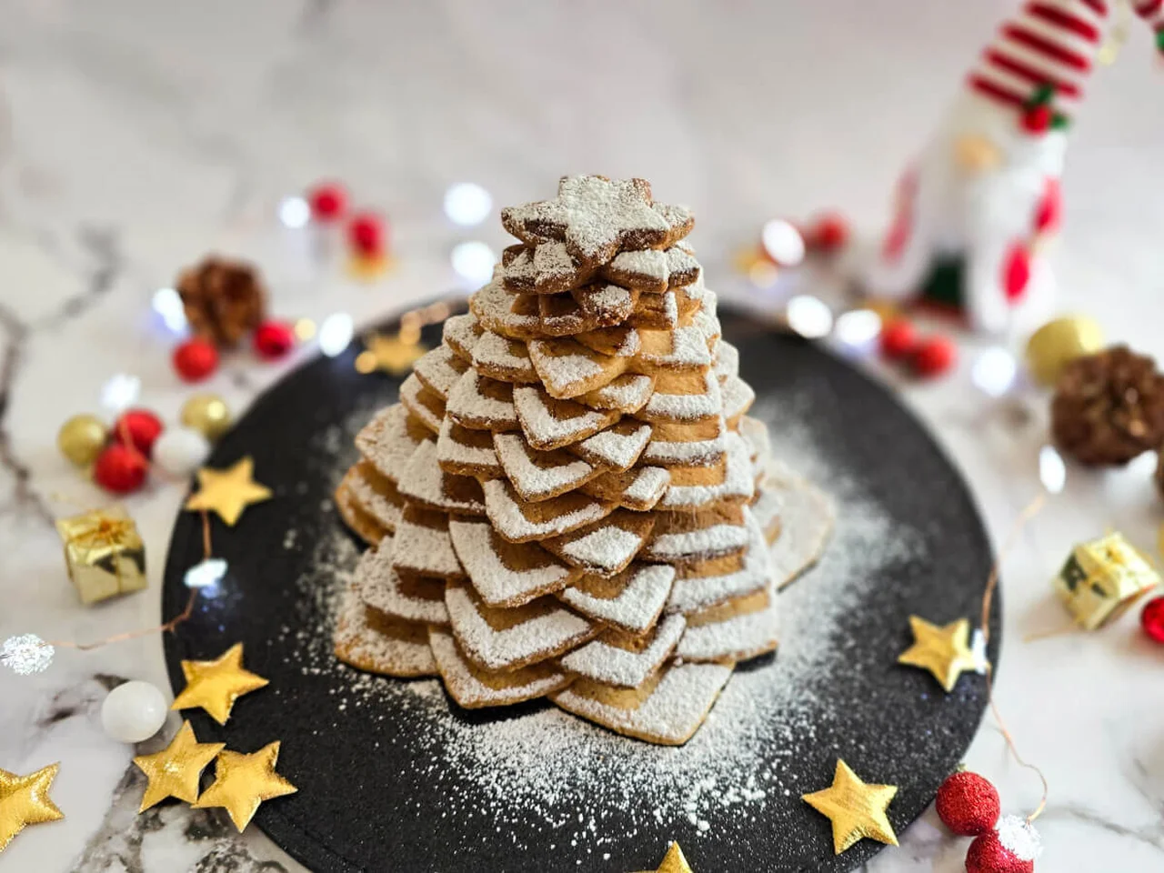 Biscuits Sapin de Noël aux noisettes