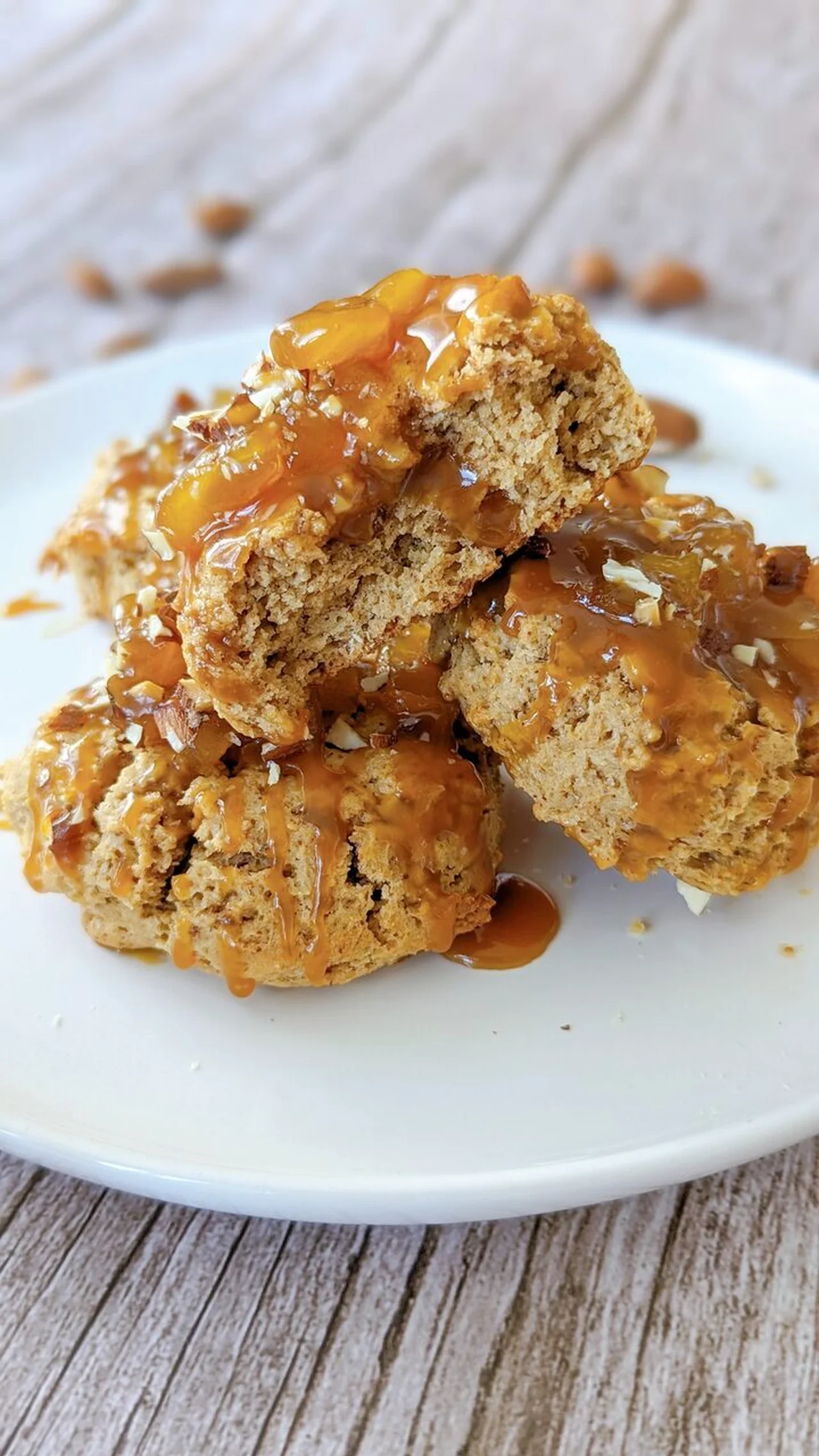 Cookies aux pommes caramélisées