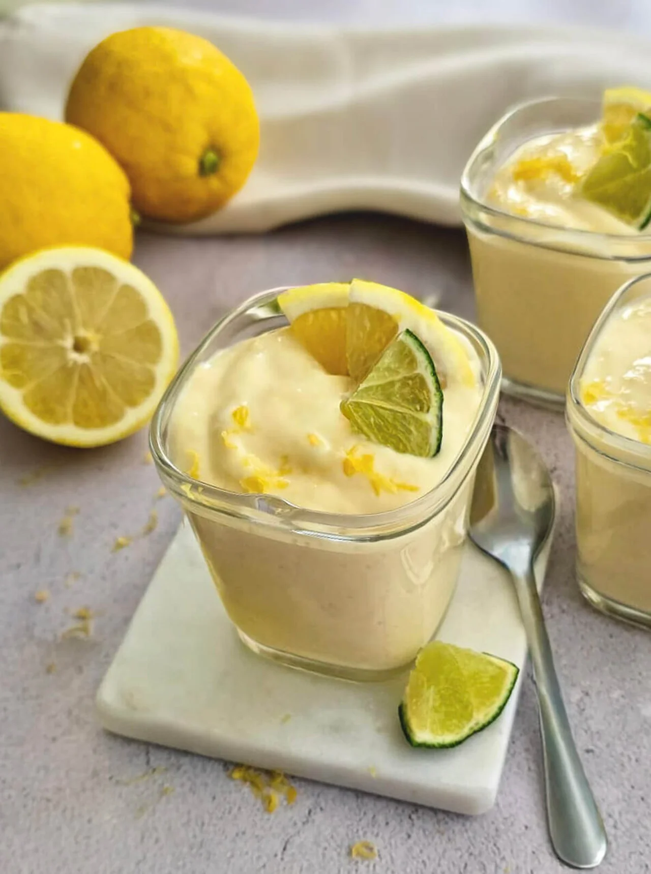 Crème dessert au citron