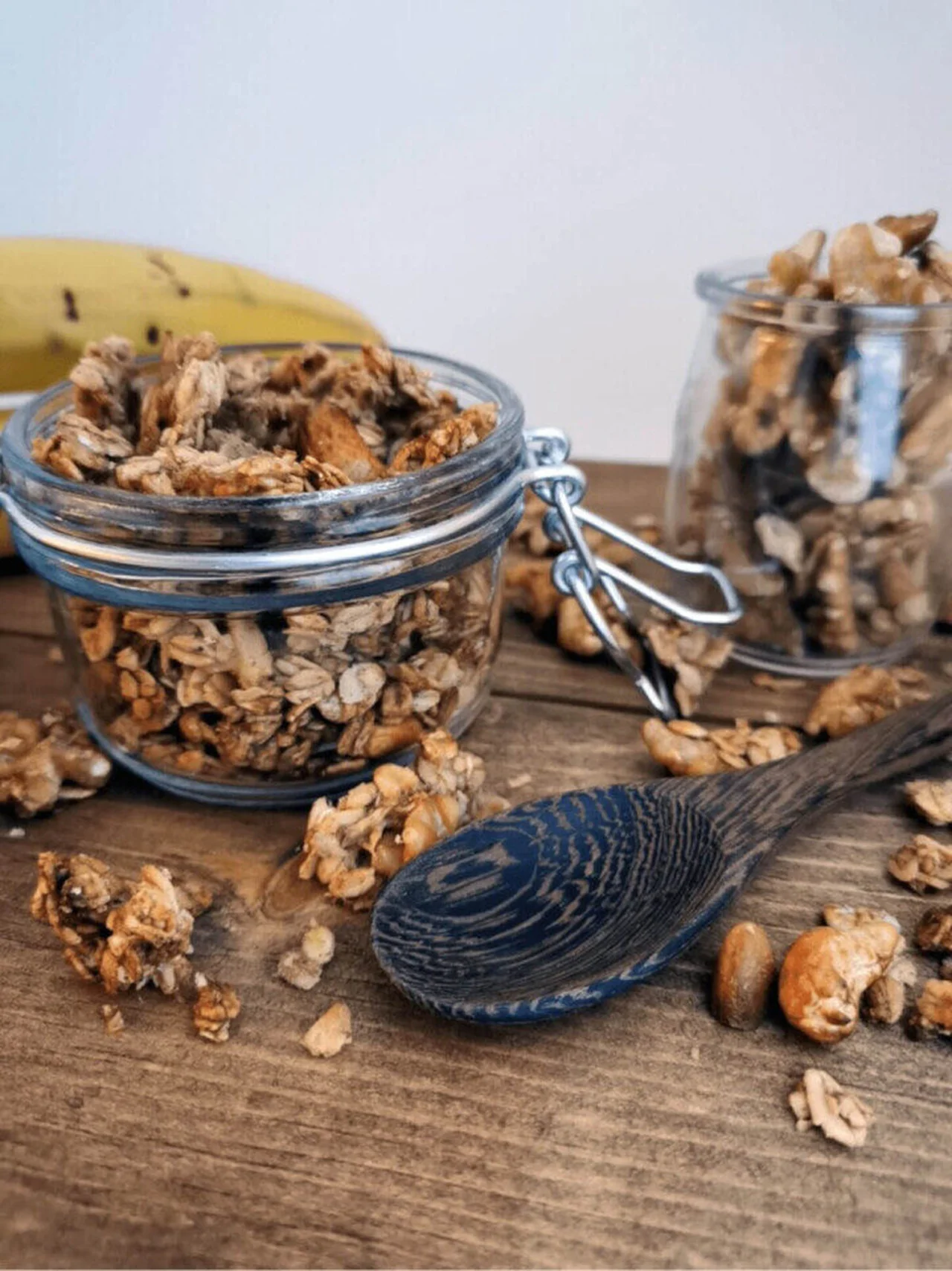 Granola healthy à l'avoine et banane