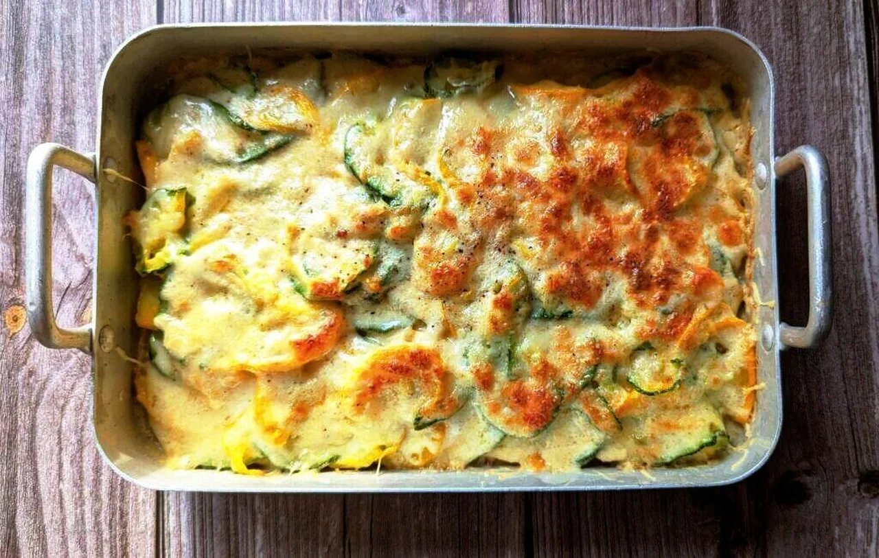 Gratin de courgettes au fromage