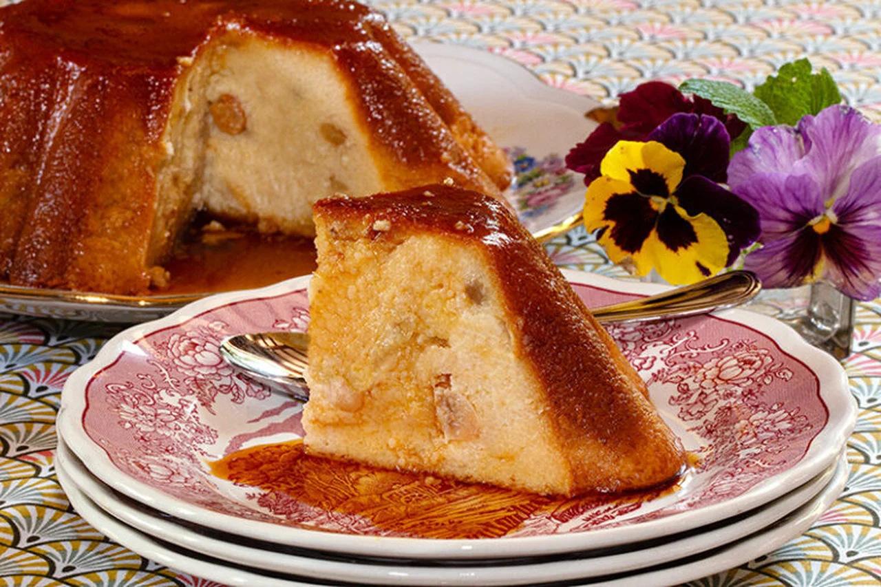 Gâteau de semoule au caramel