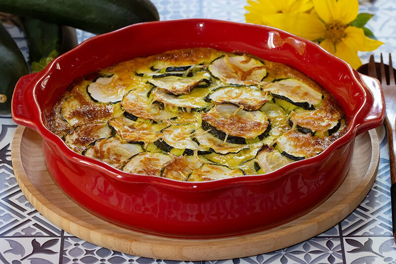 Gratin de courgettes au curry et coco
