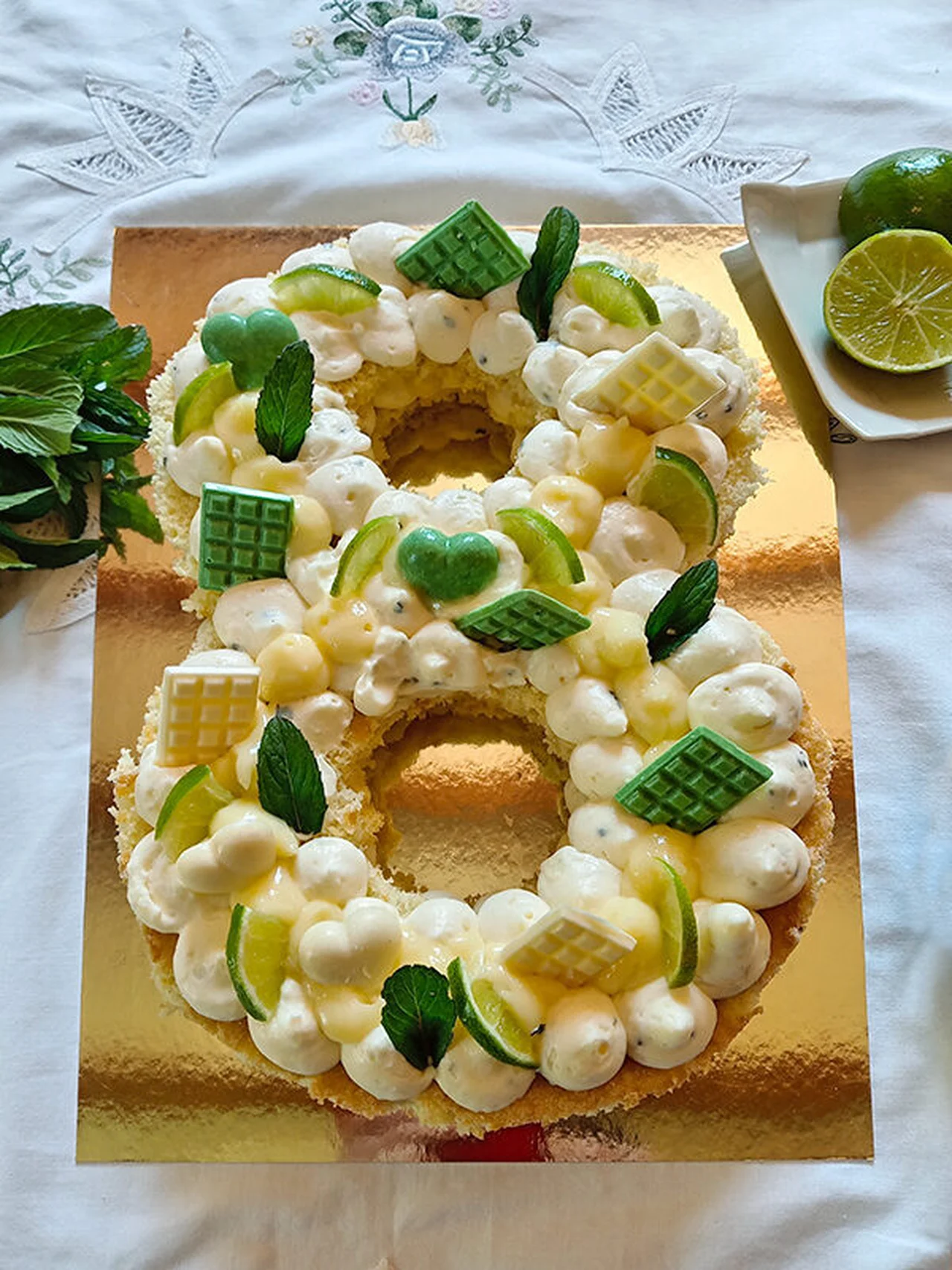 Number cake Mojito
