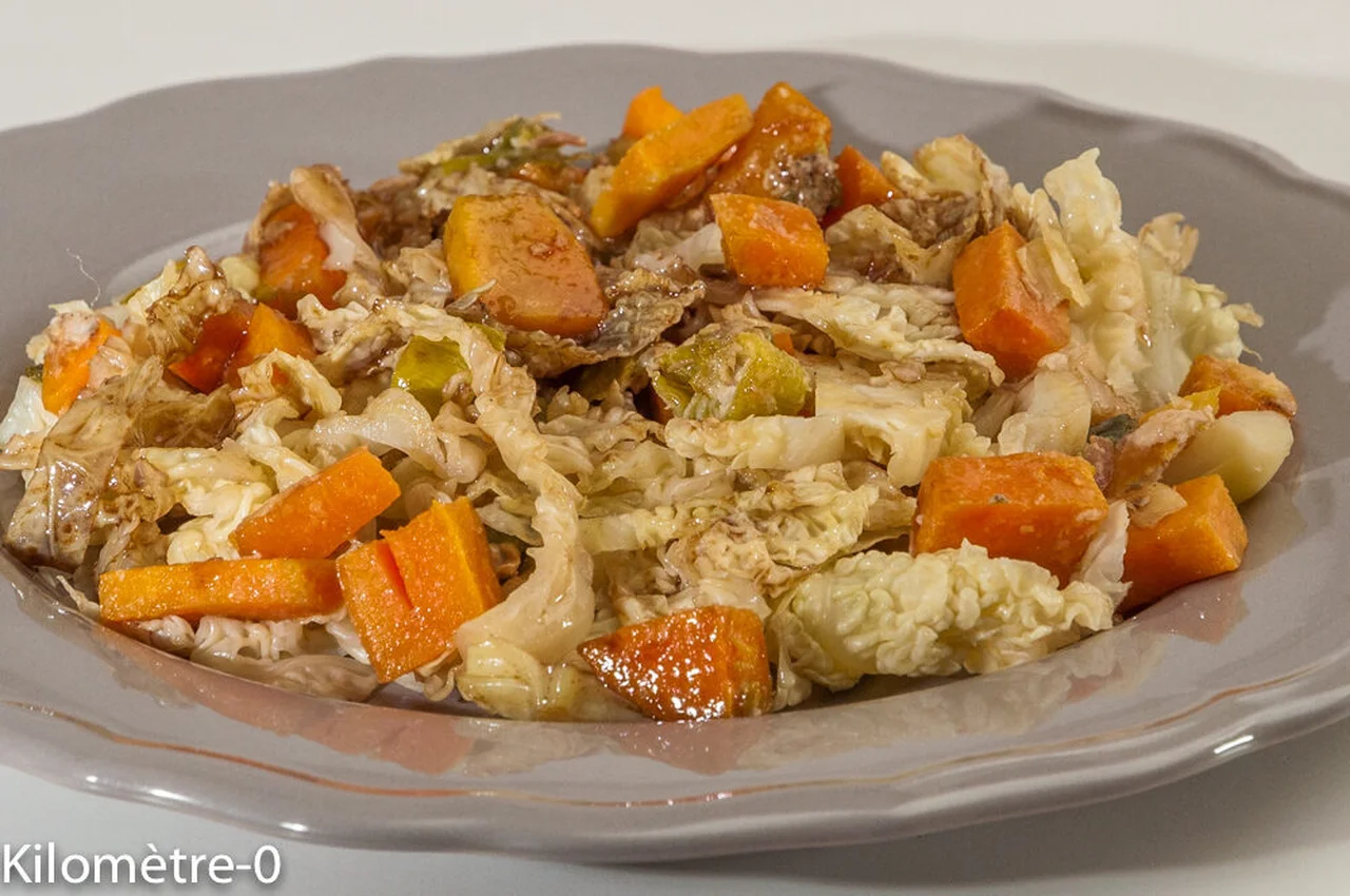 Chou frisé en salade