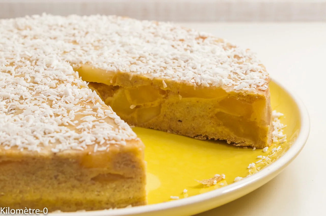 Crêpe tatin pommes coco