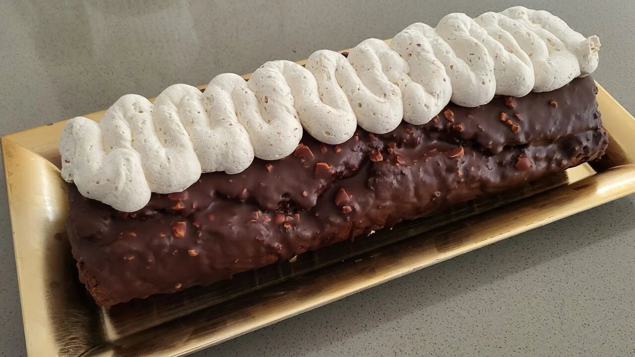 Bûche façon Snickers