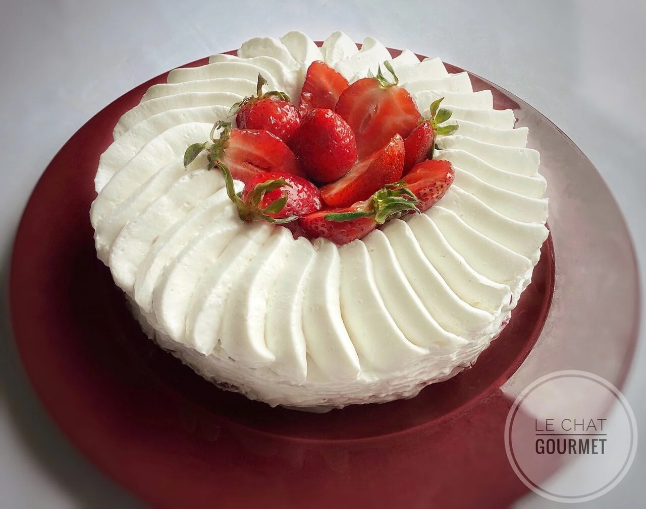 Shortcake nuage de crème aux fraises
