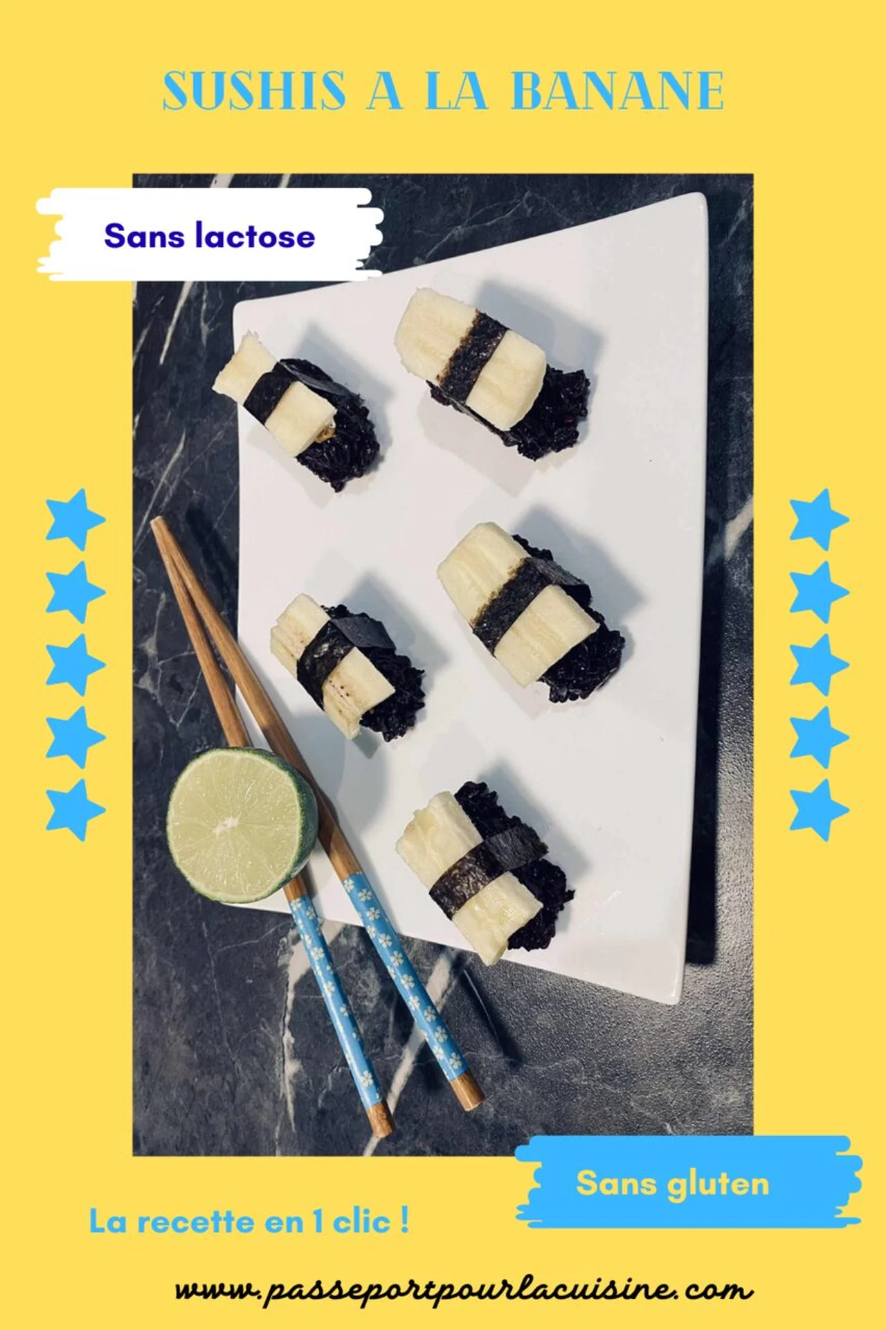 Sushis à la banane