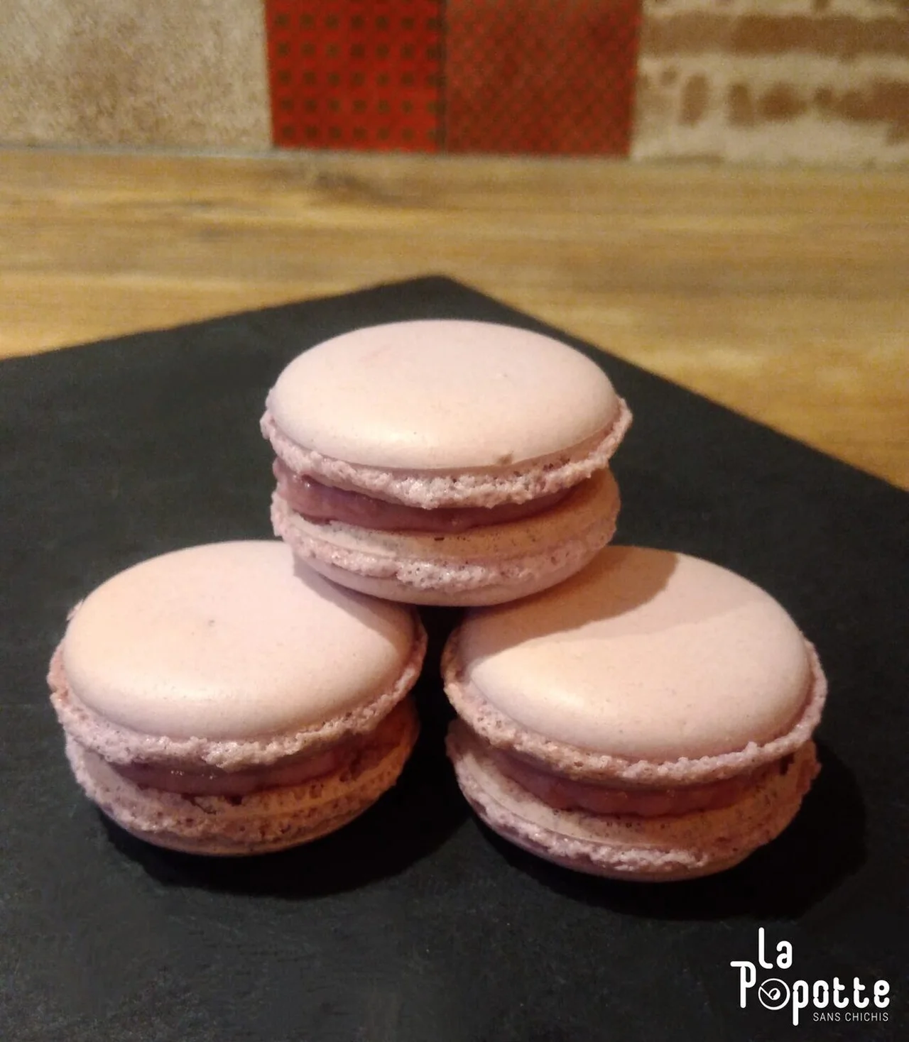 Macarons à la framboise