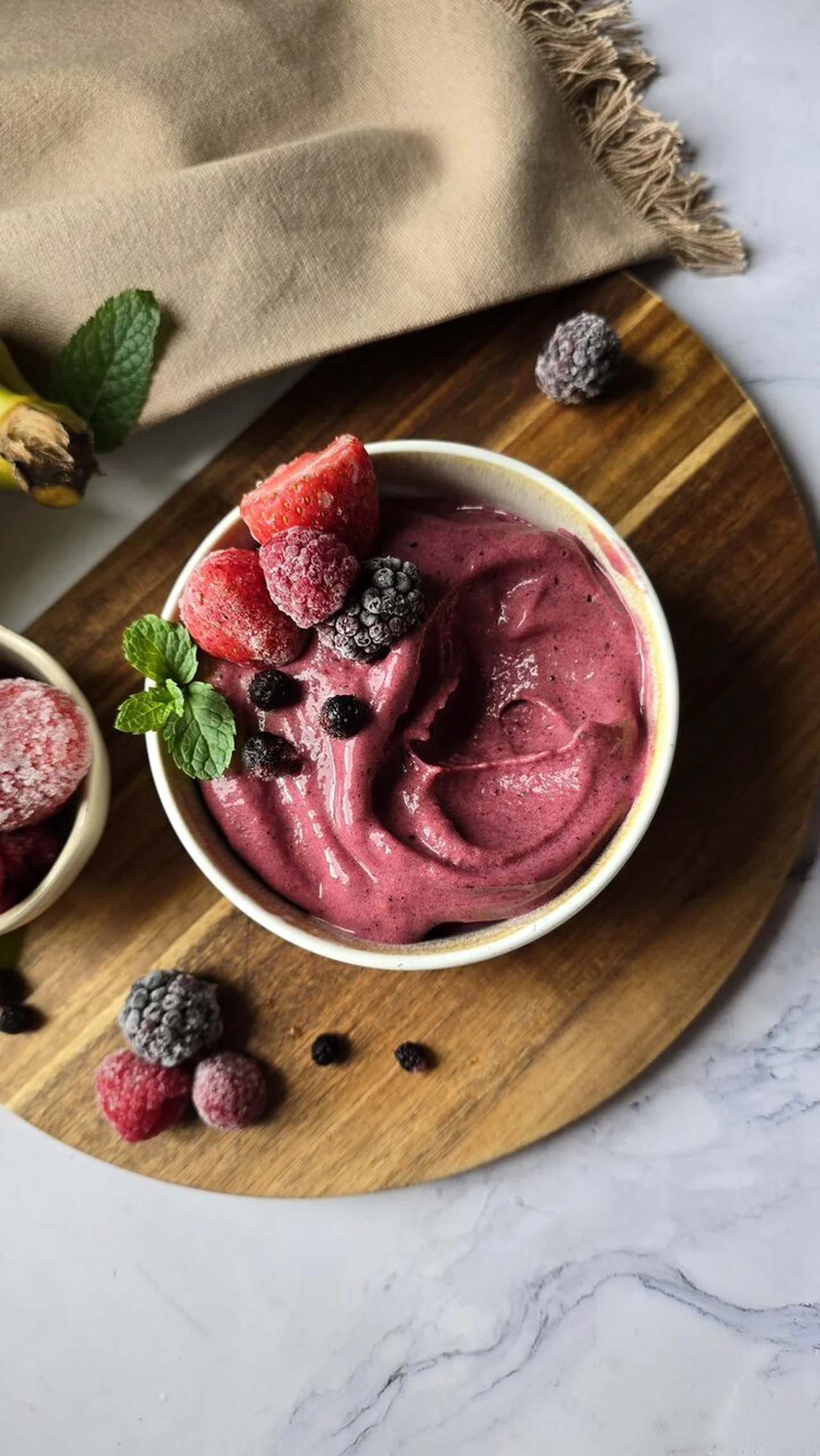 Nice cream aux fruits rouges