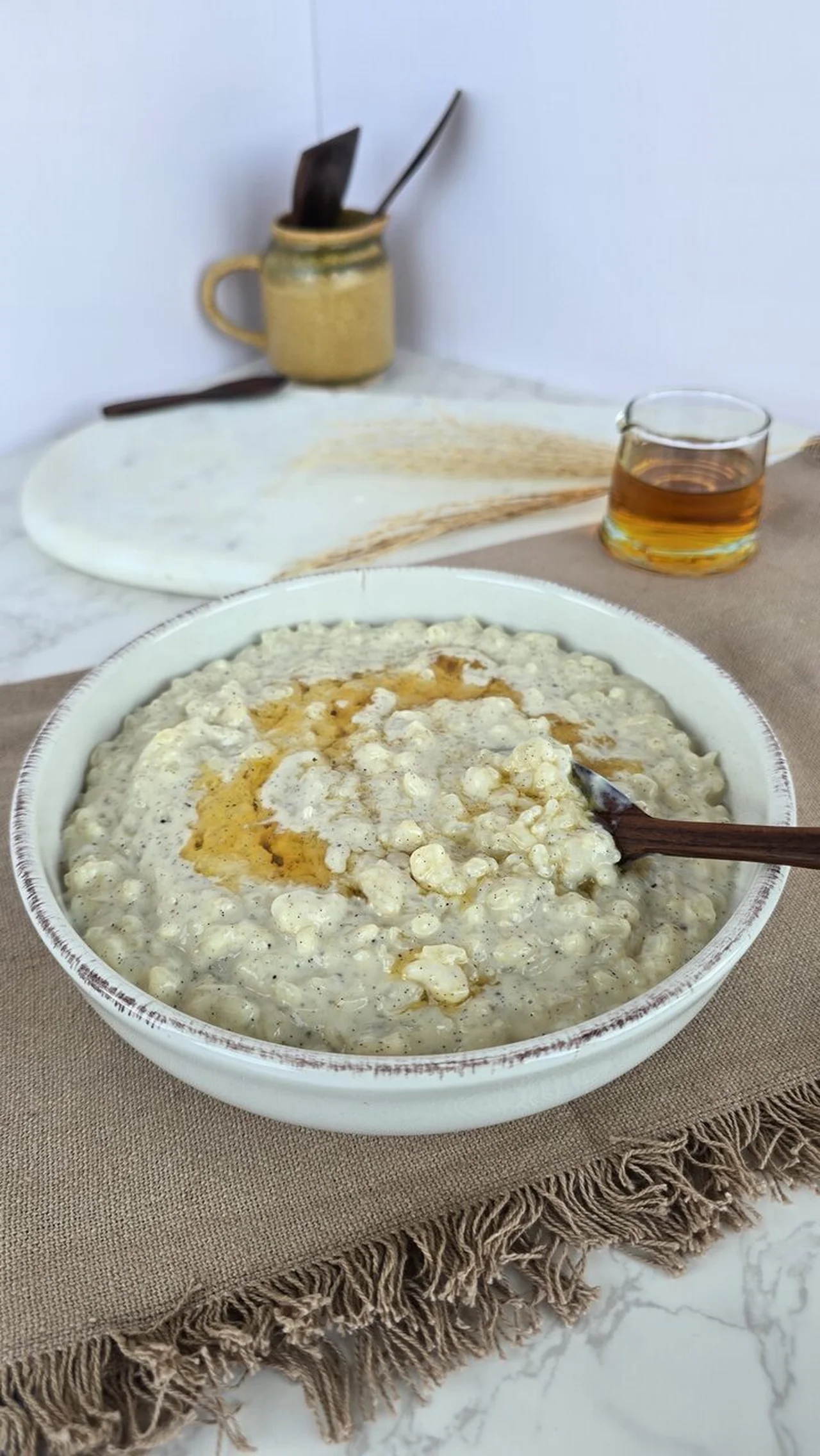Riz au lait vanille