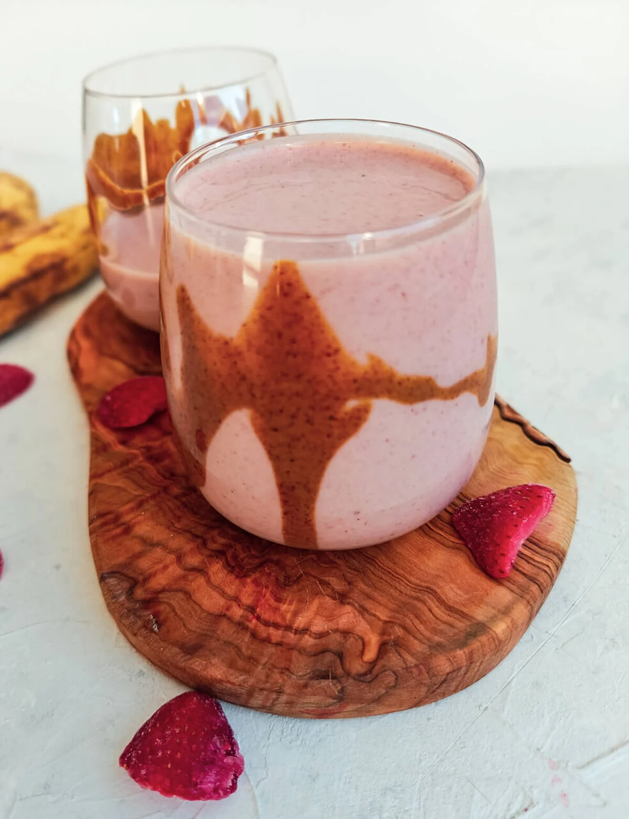 Smoothie fraise et banane
