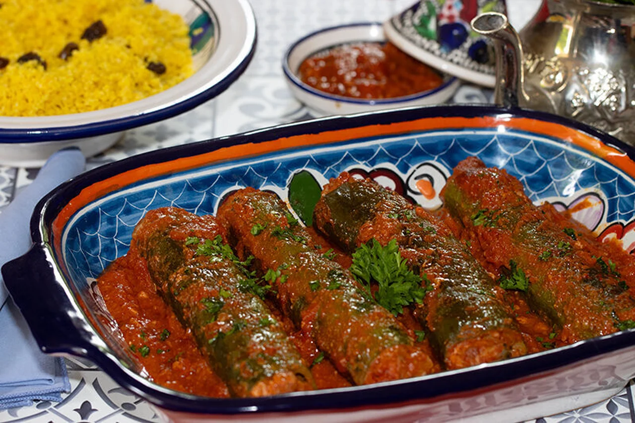 Courgettes farcies à la tunisienne
