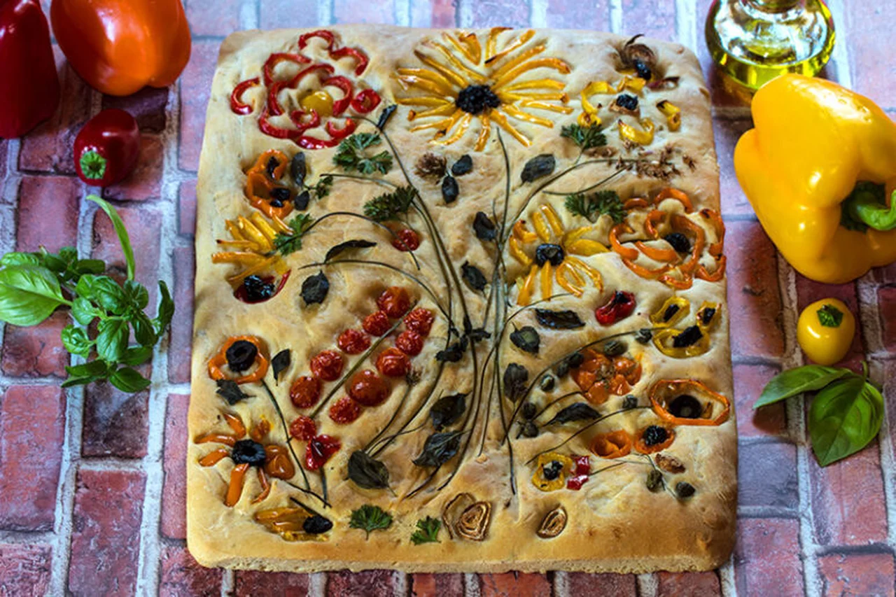Focaccia fleurie
