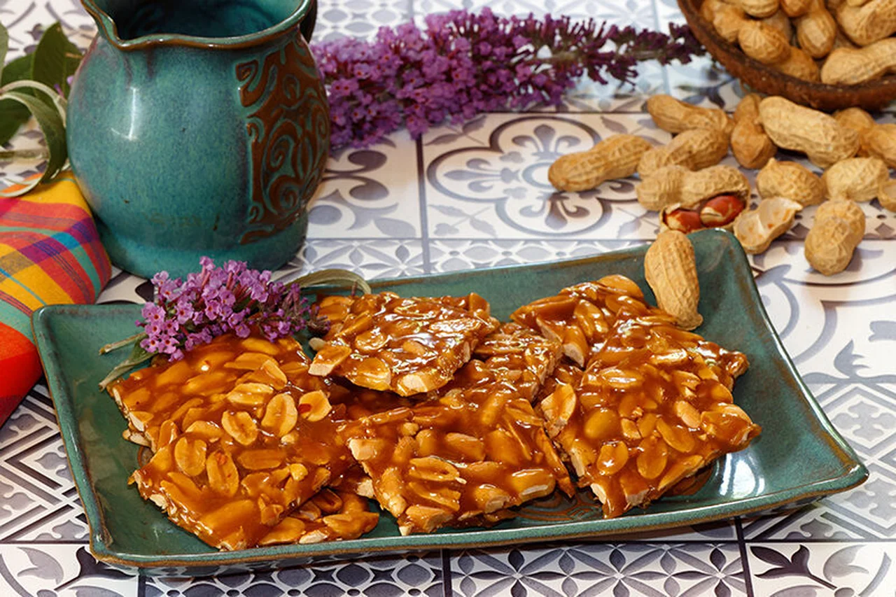 Nougatine aux cacahuètes