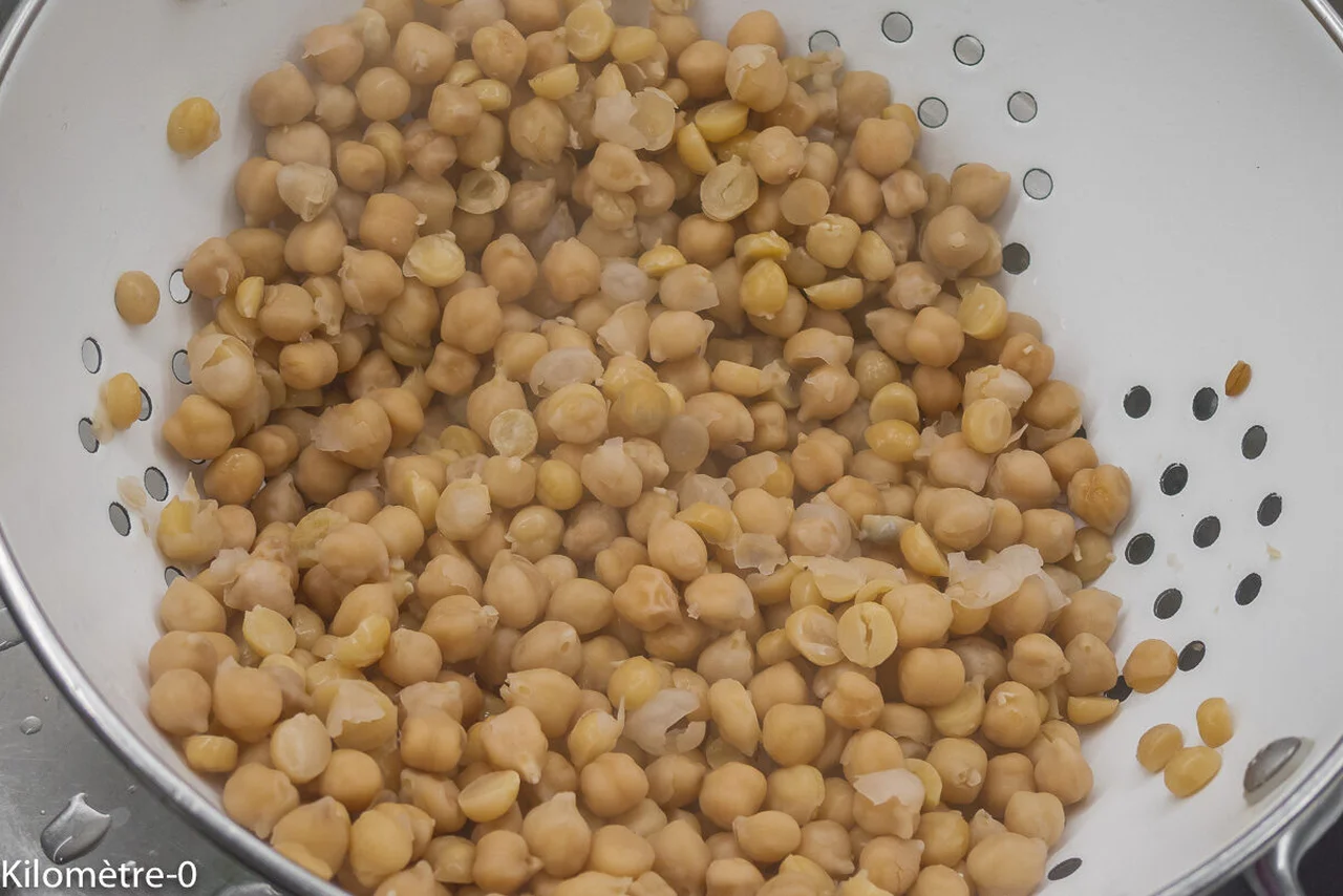 Cuisson des pois chiches germés