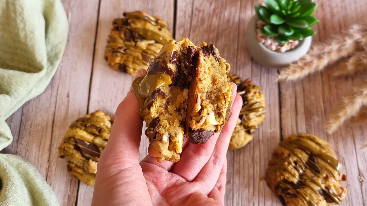 Cookies pistaches et chocolat
