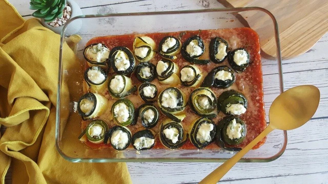 Involtini courgette et ricotta aux herbes