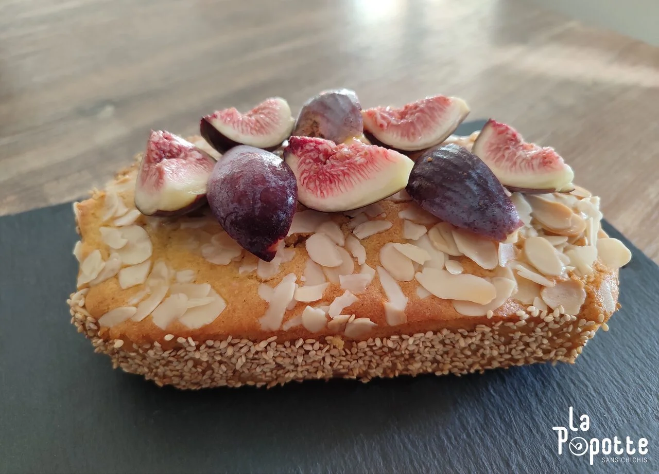 Cake figue, amande et cardamome