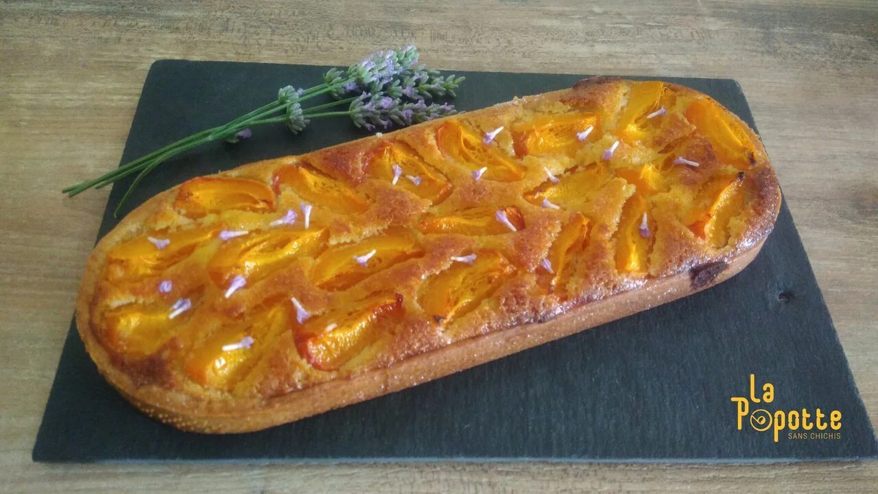 Tarte abricot lavande