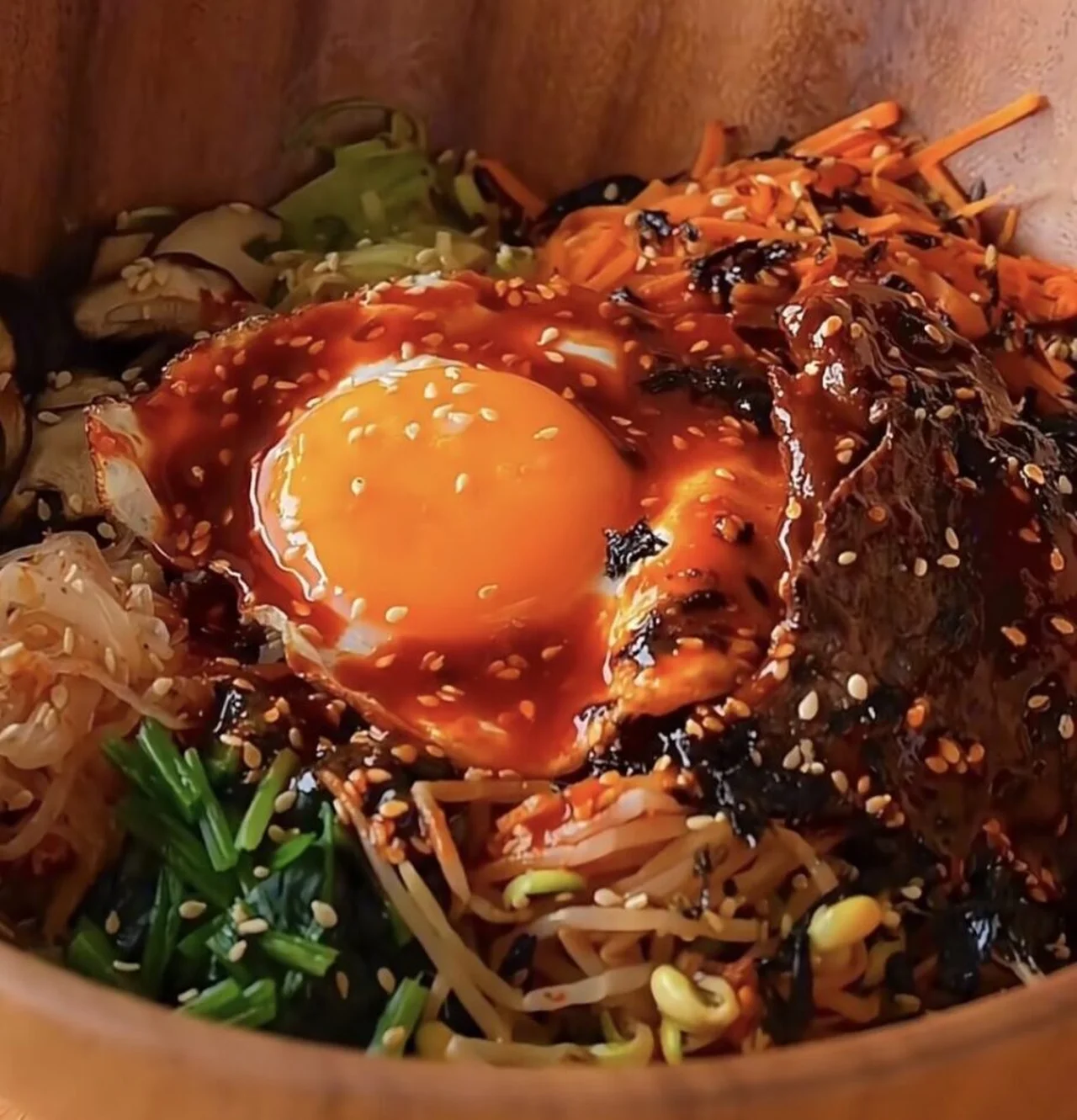 Bibimbap au boeuf