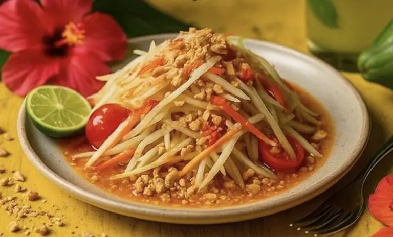 Salade de papaye thaï Som Tam