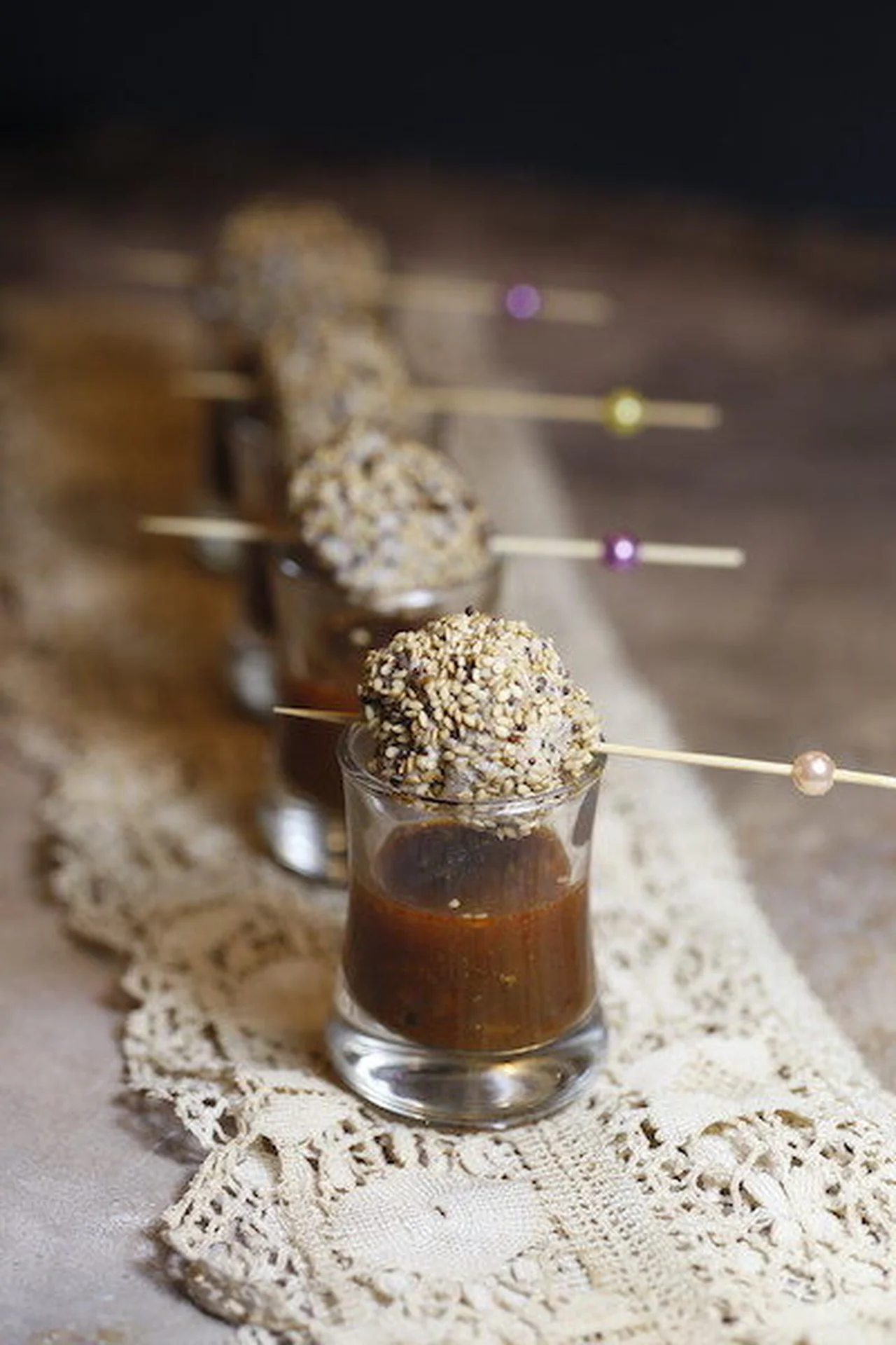 Bouchées de sardines et sauce biscayne