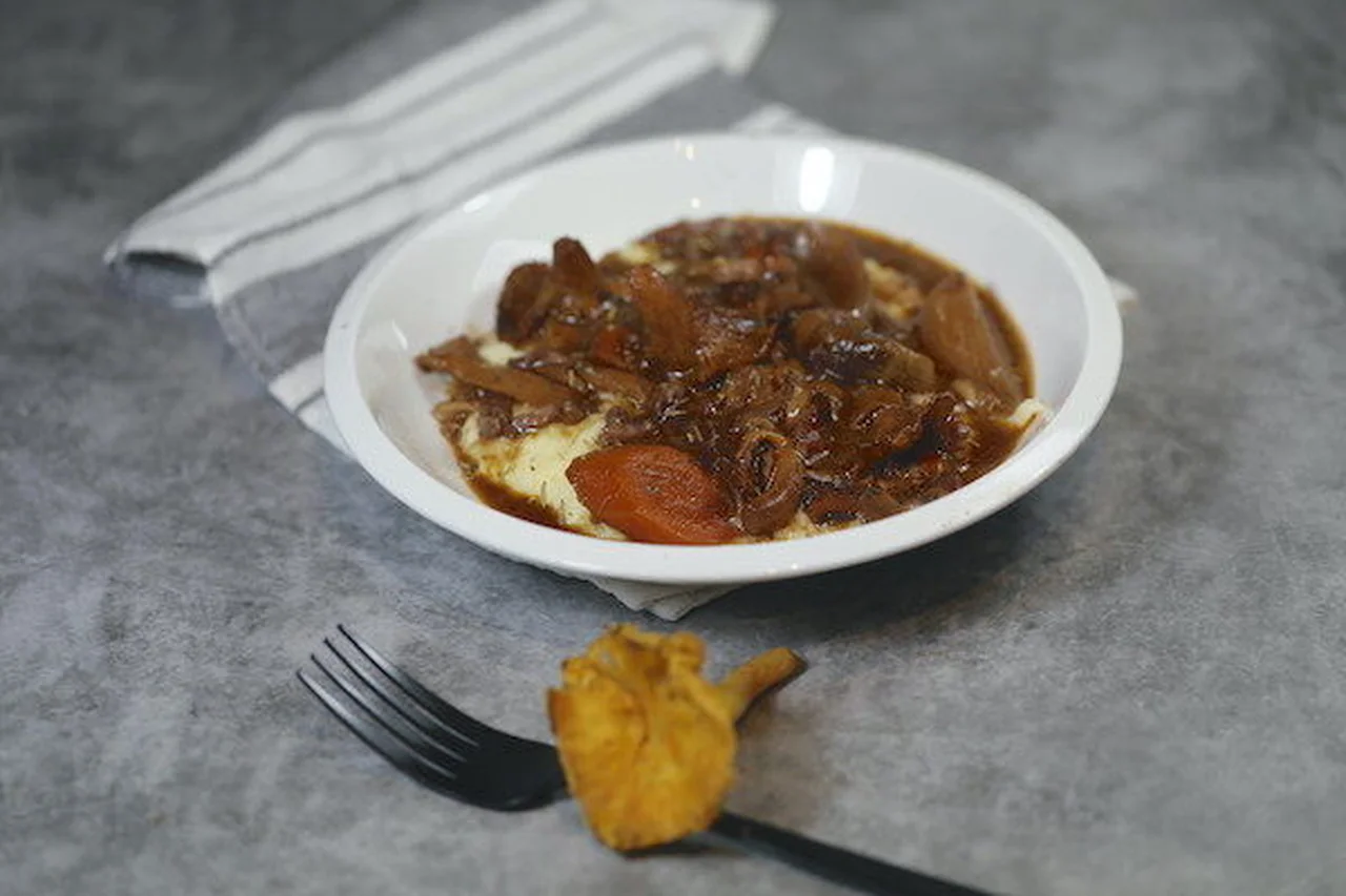 Bourguignon de champignons