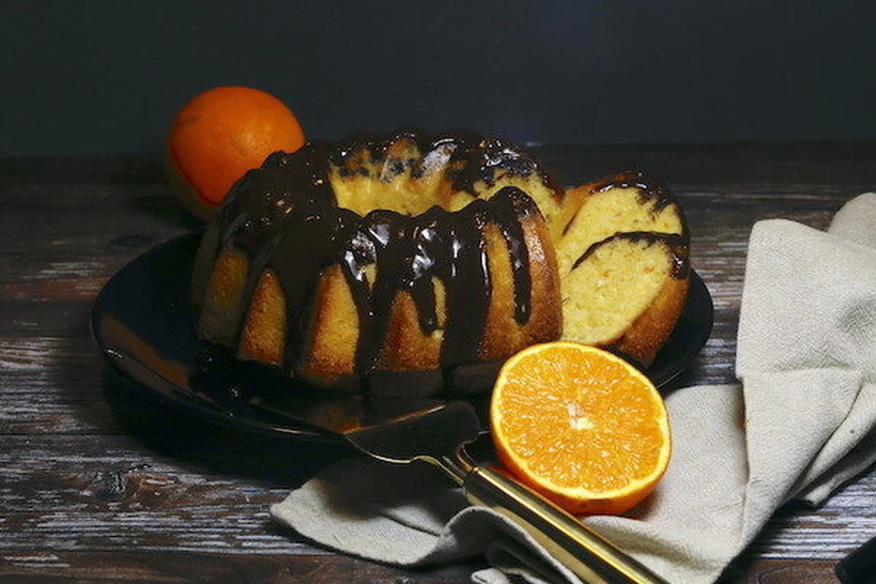 Bundt cake coco, chocolat et orange
