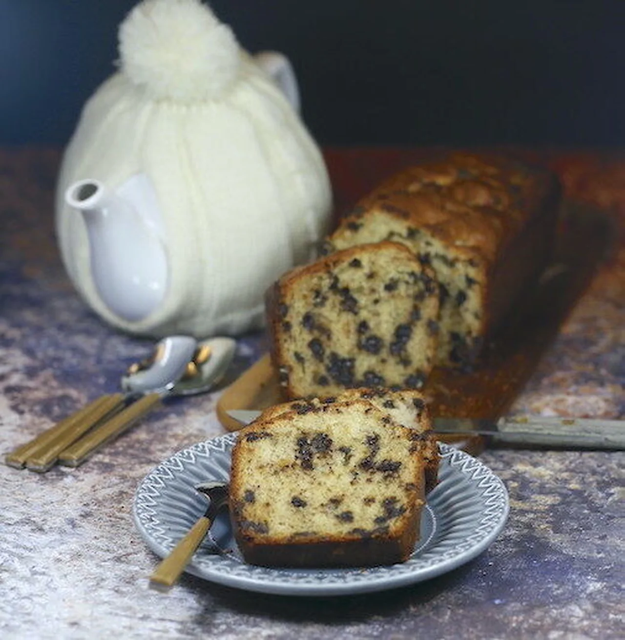 Cake banane chocolat