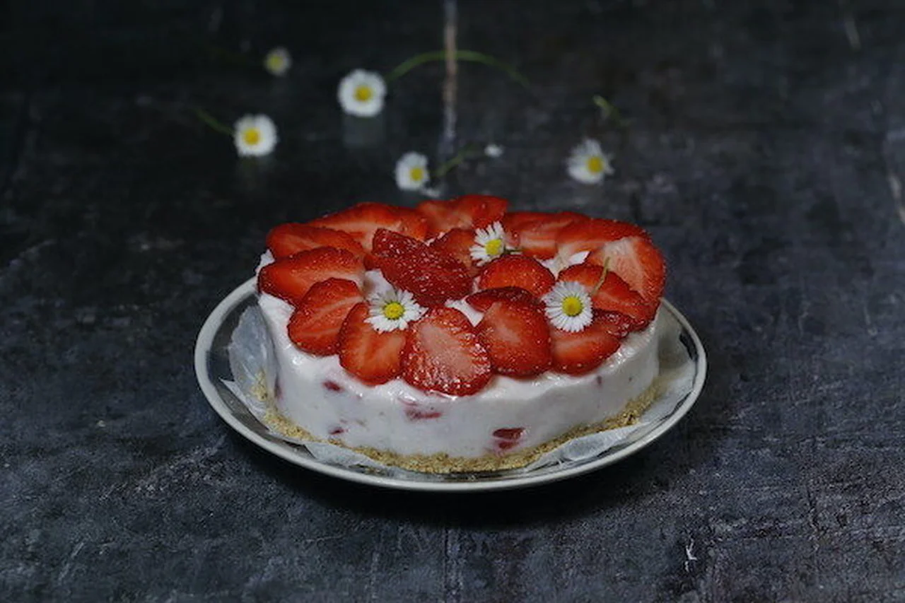 Cheesecake aux fraises sans cuisson