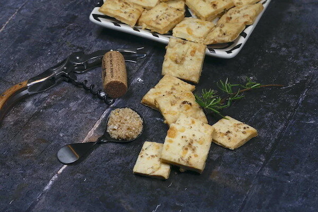 Crackers au fromage et sel d'Algarve