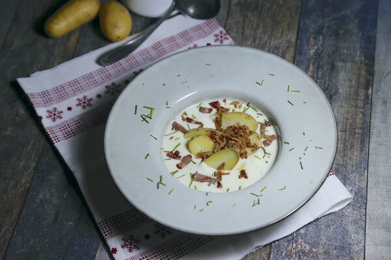 Crème de Reblochon et pommes de terre