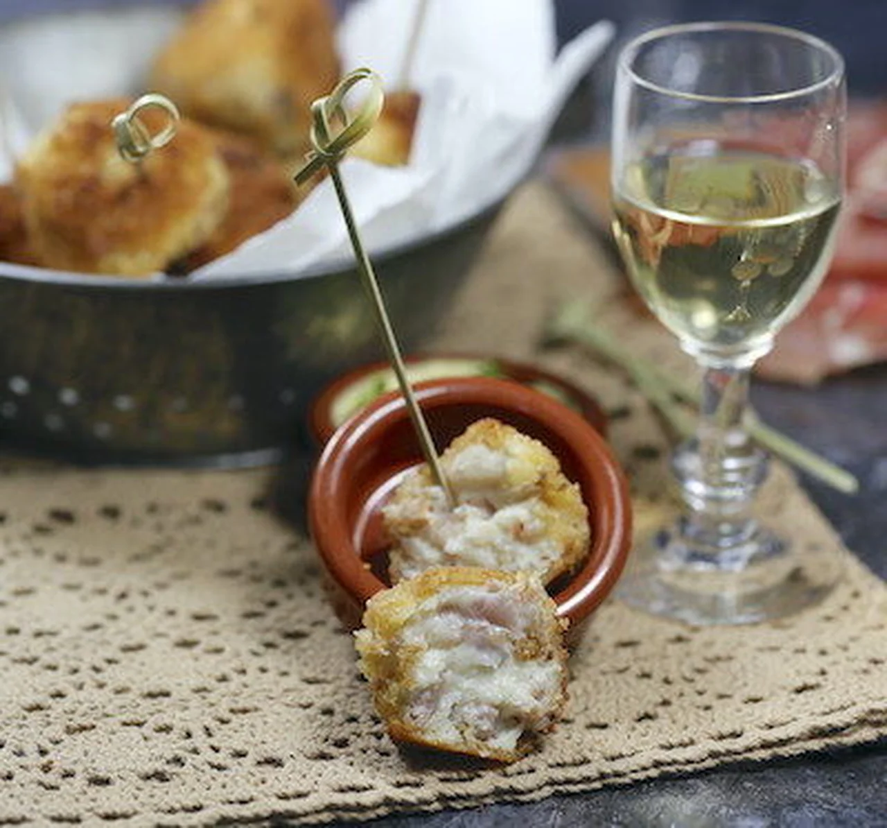 Croquettes au jambon serrano