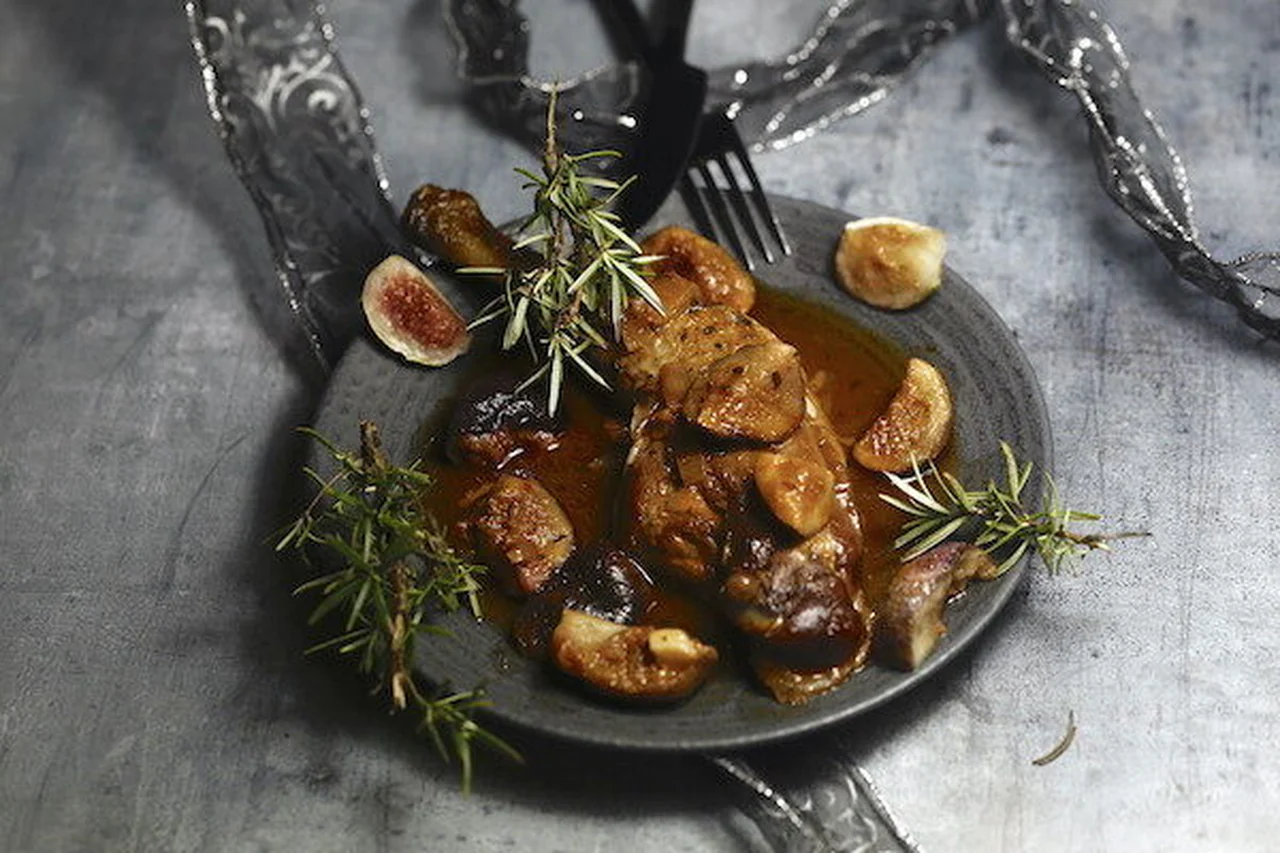 Cuisses de pintade aux figues
