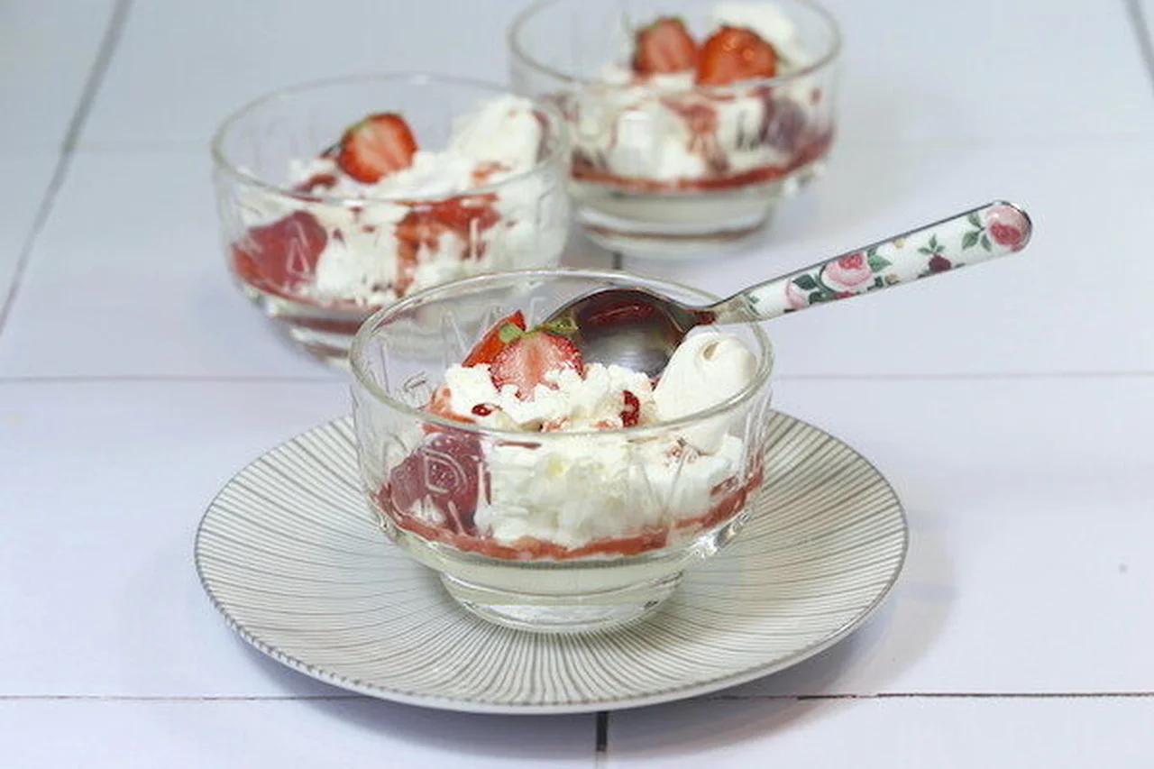 Eton mess aux fraises