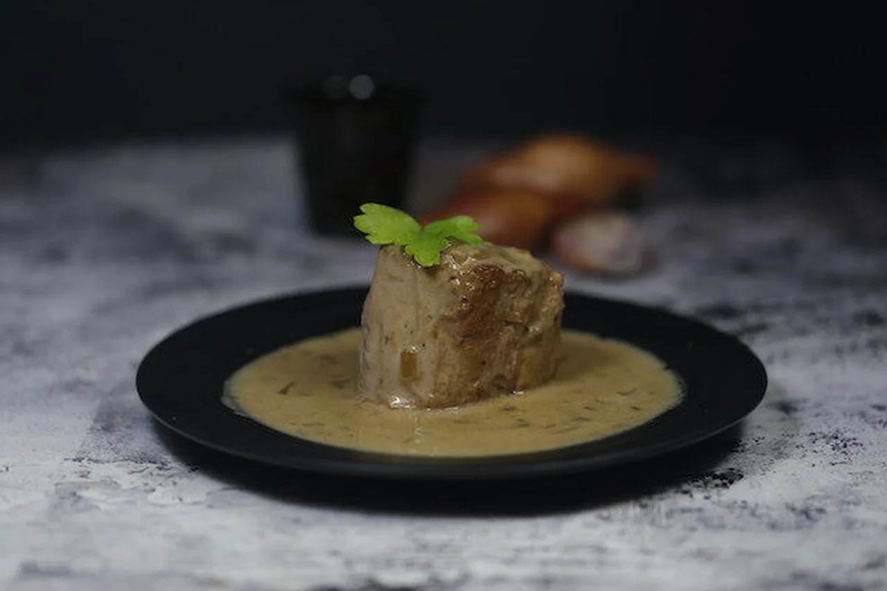 Filet mignon sauce café