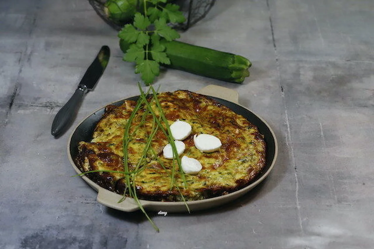 Gratin de courgettes aux 3 fromages et aux herbes
