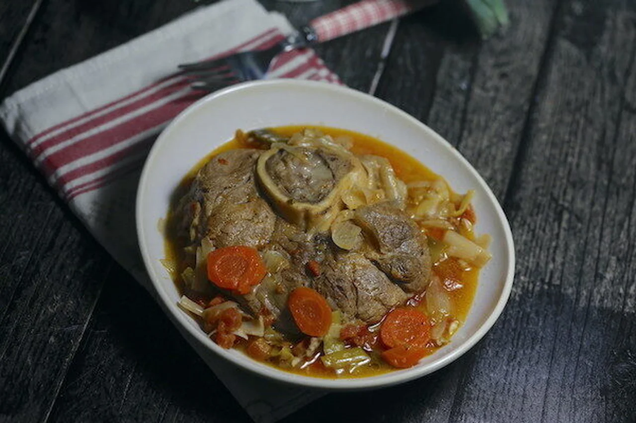 Jarret de veau au pineau