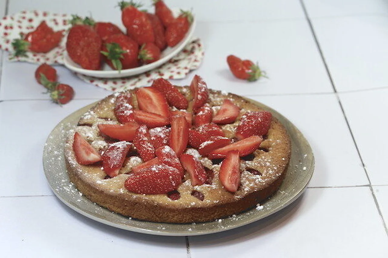 Moelleux aux fraises