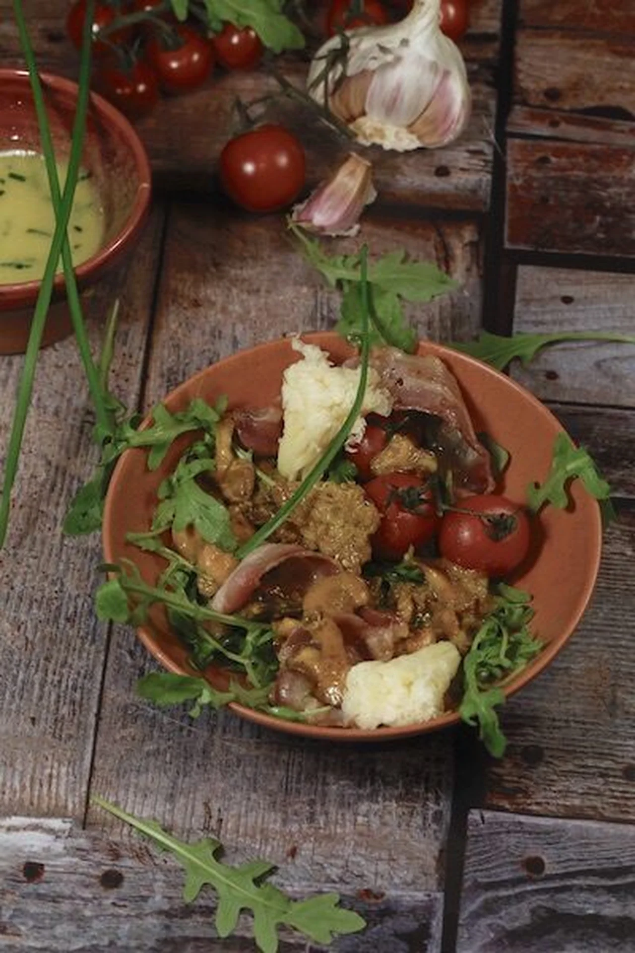 Pieds de mouton au curry lard et tête de moine